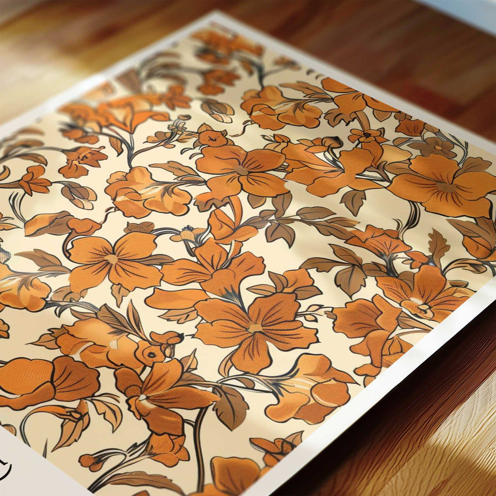 Quran verse with Floral Design Print