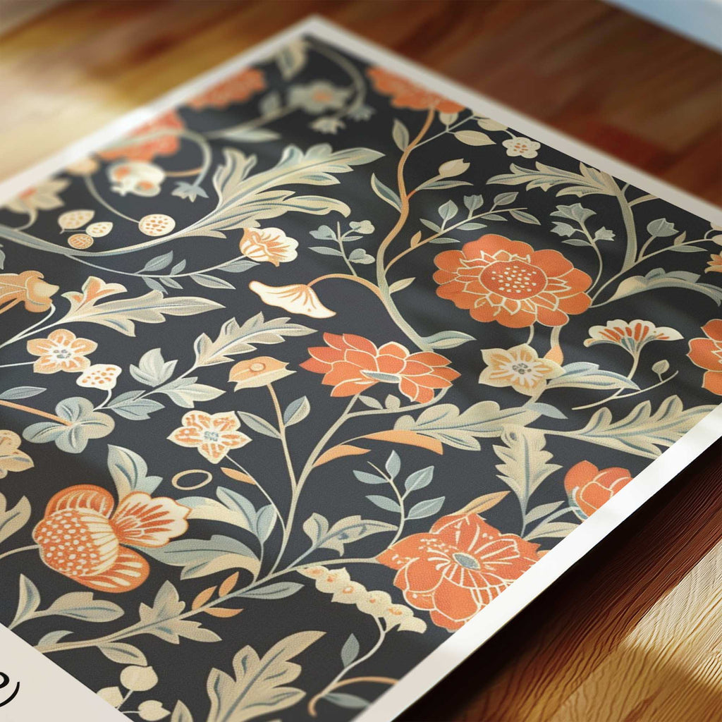 Quran verse with Floral Design Print