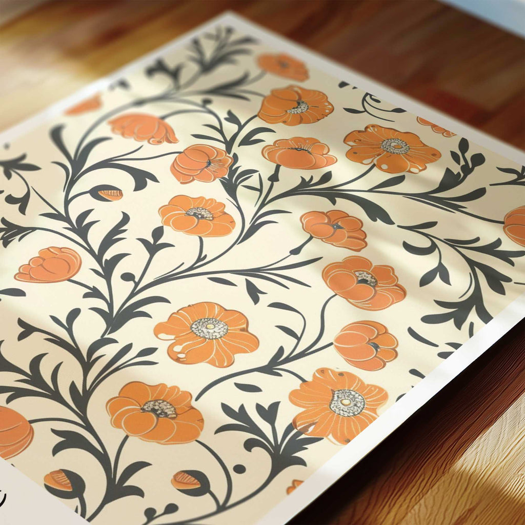 Quran verse with Floral Design Print