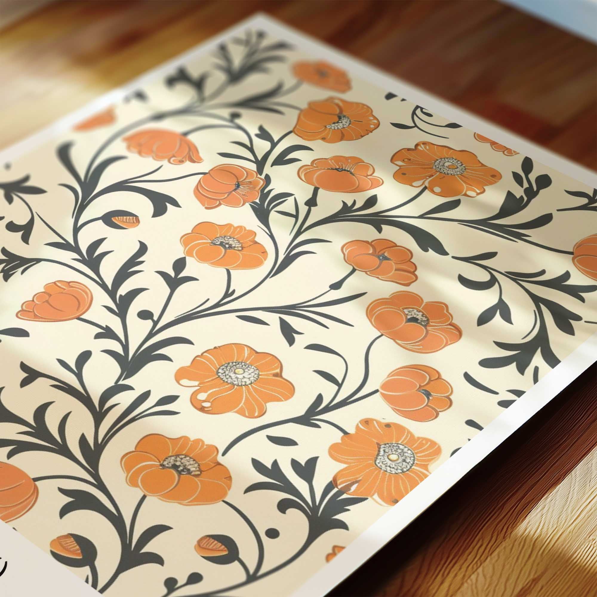 Quran verse with Floral Design Print